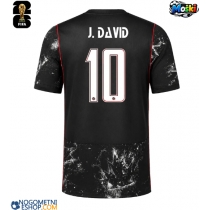 Moški Nogometni dresi Kanada Jonathan David #10 Gostujoči SP 2026 Kratek Rokav